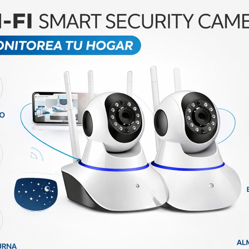 Camara Tres Antenas Robotica WiFi