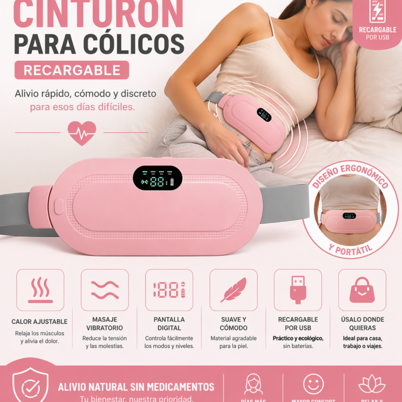 Cinturón De Cólicos Recargable